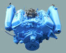 Picture of marine engine to select your engine size