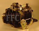 Picture of Y40-1BE Rochester Quadrajet marine carburetor with throttle linkage