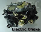 Picture of Y40-1ANE Rochester Quadrajet marine carburetor with electric choke